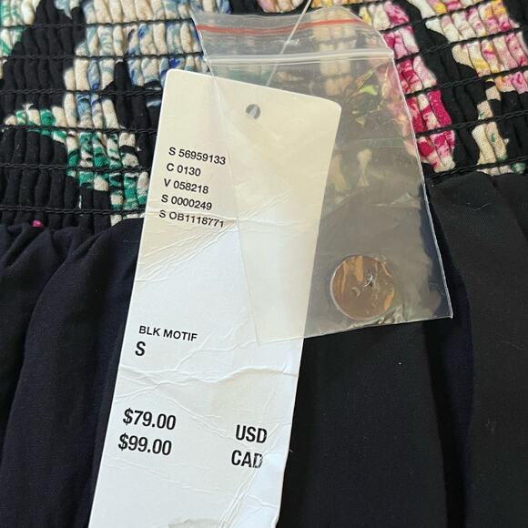 Urban Outfitters Women’s Floral Sleeveless Midi Sun Dress with Slit Size S NWT - Picture 14 of 15